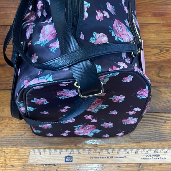 Juicy Couture weekender duffel bag Black floral - Picture 7 of 12